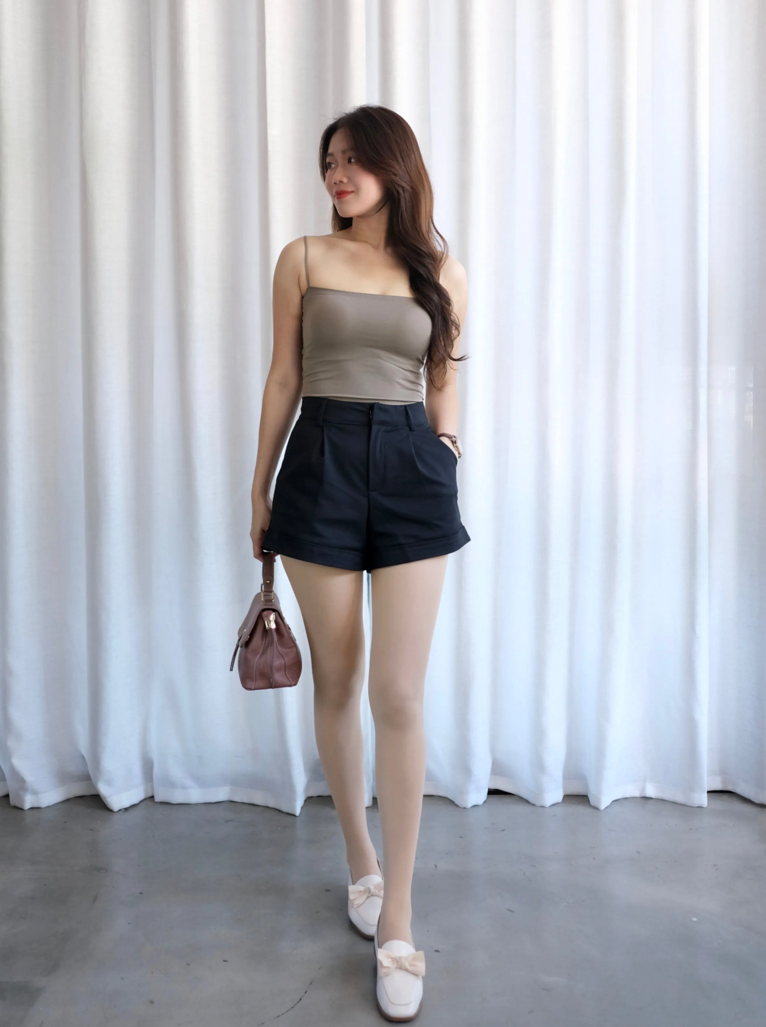 ACEWIN Basic High Waist Shorts (Size S-XL) 501756