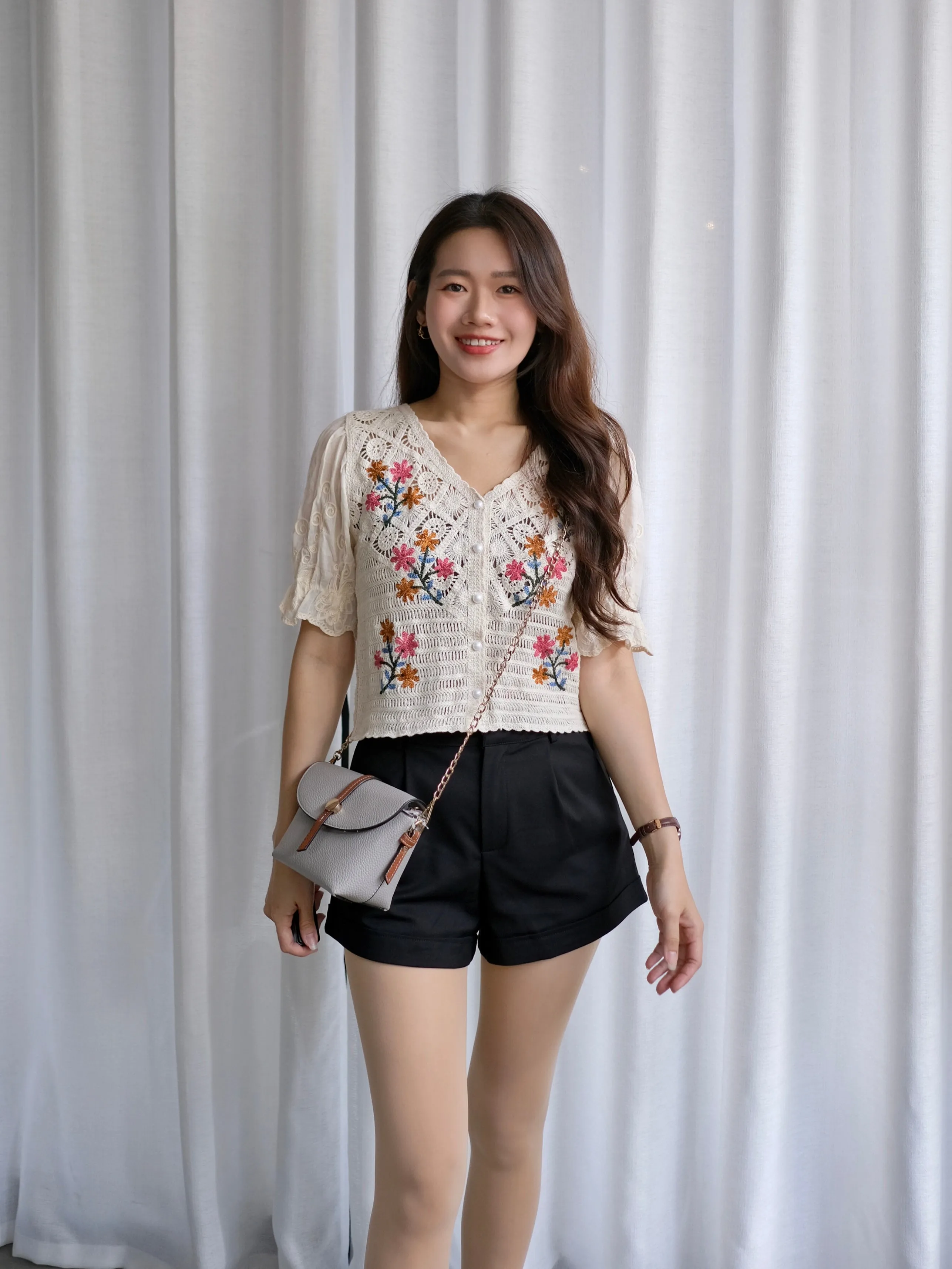 ACEWIN Basic High Waist Shorts (Size S-XL) 501756