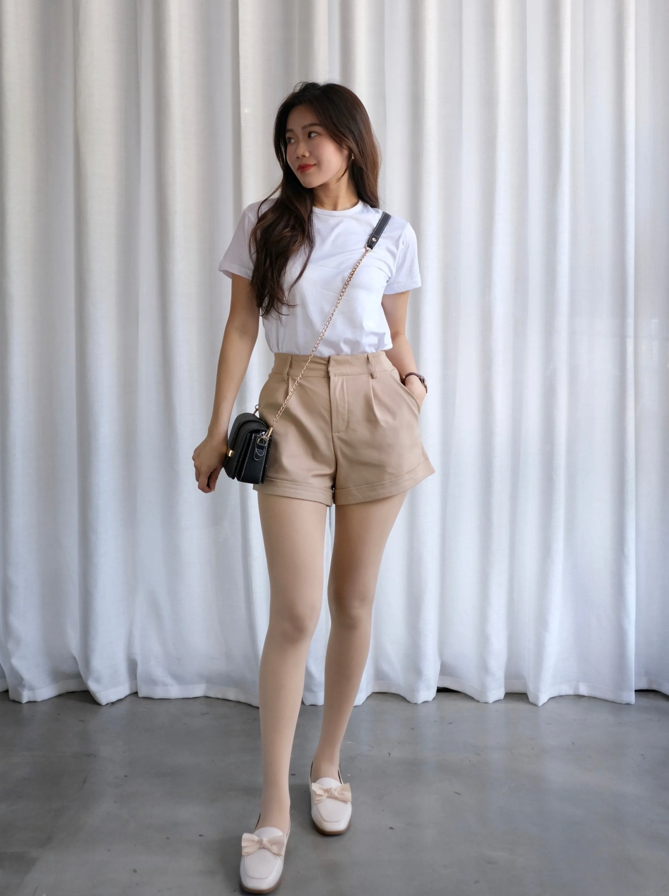 ACEWIN Basic High Waist Shorts (Size S-XL) 501756