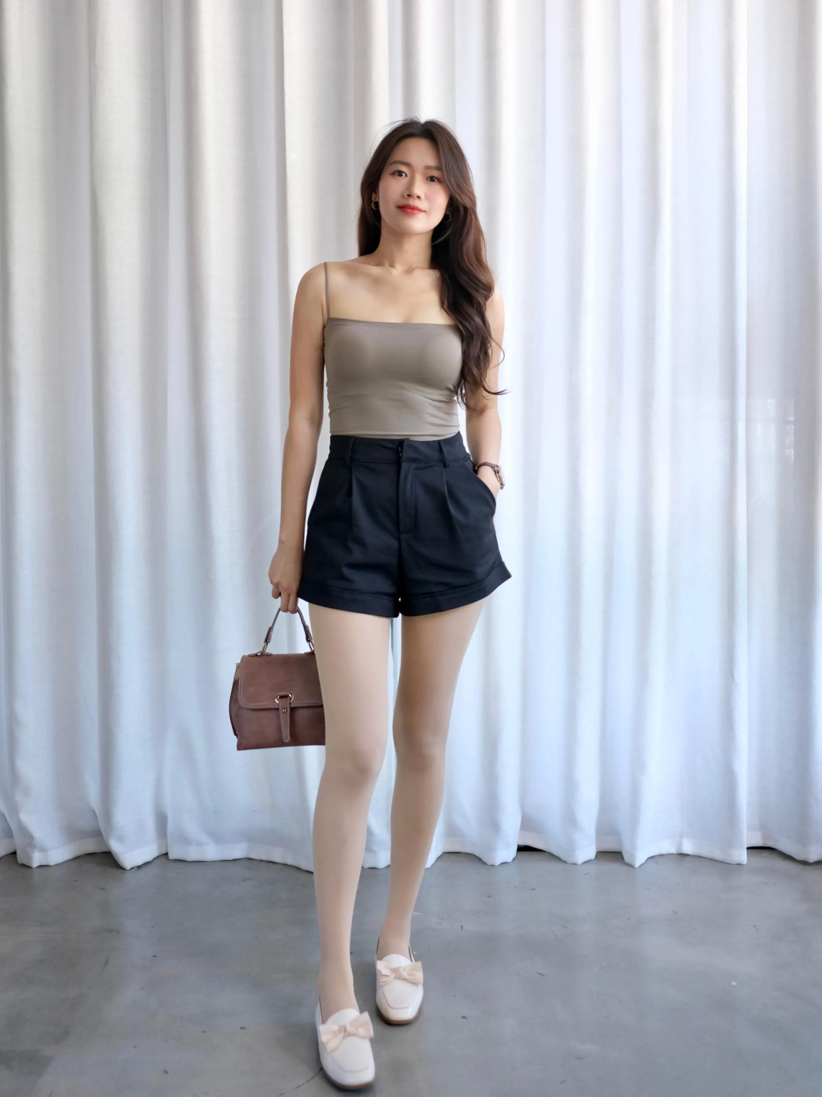 ACEWIN Basic High Waist Shorts (Size S-XL) 501756