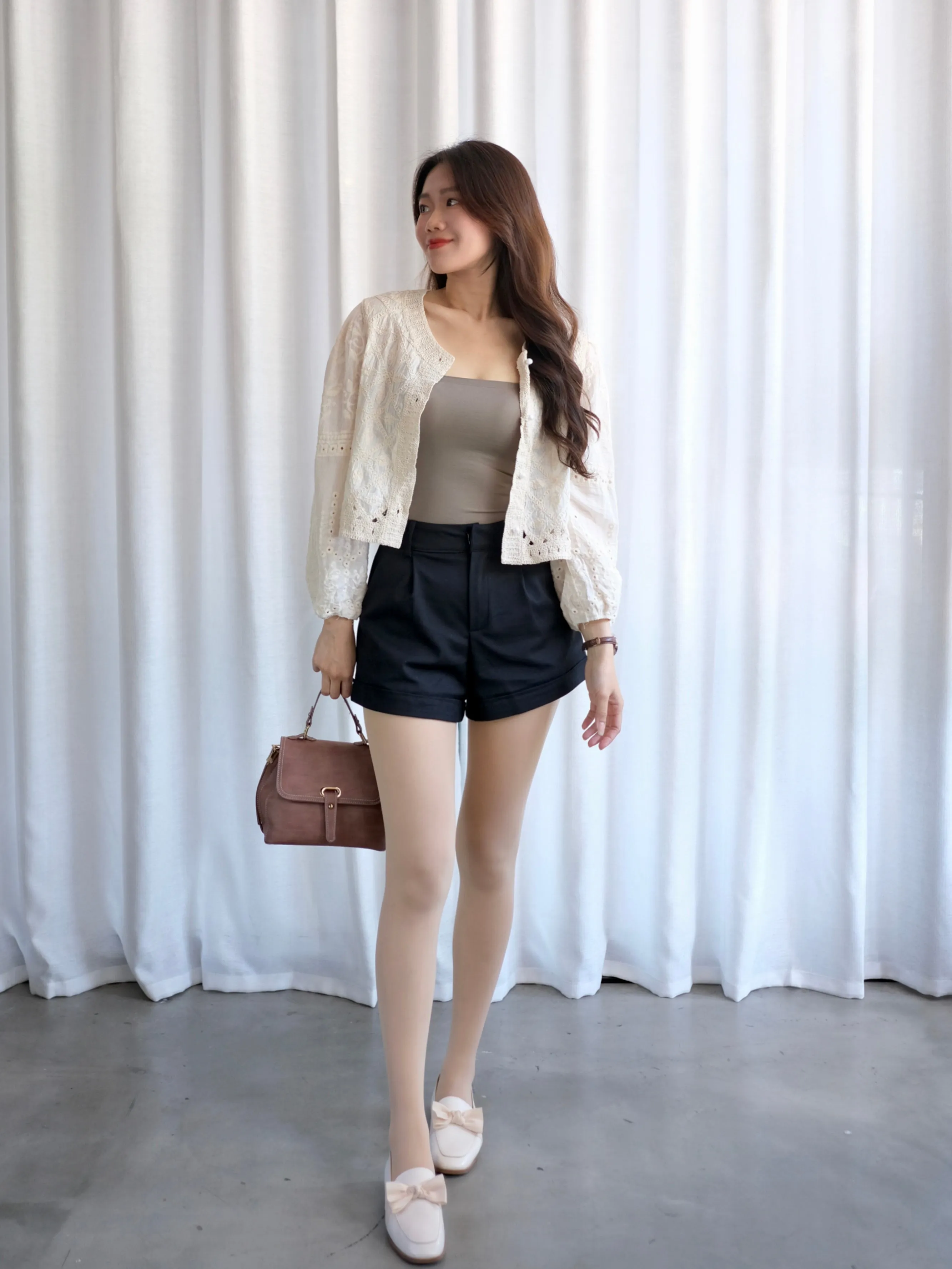 ACEWIN Basic High Waist Shorts (Size S-XL) 501756