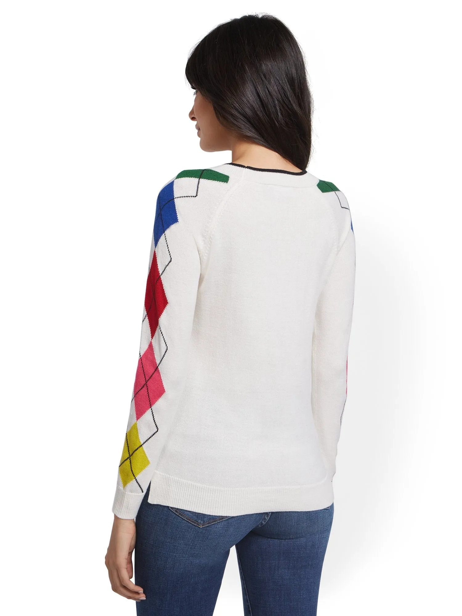 Argyle Crewneck Sweater