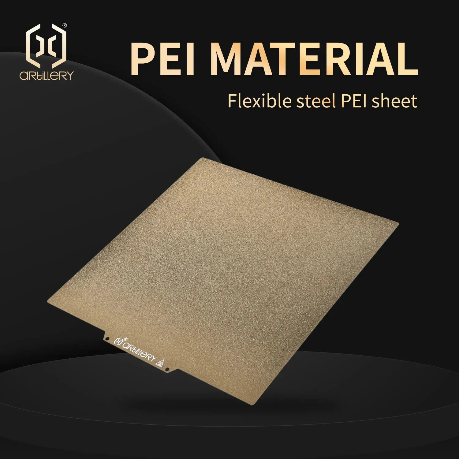 Artillery PEI Flexible Steel PEI Build Plate for Genius, Hornet and Sidewinder X2 3D Printers [EU & UK Shipping]