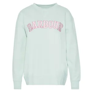 Barbour Ladies Northumberland Sweatshirt - Pale Aqua