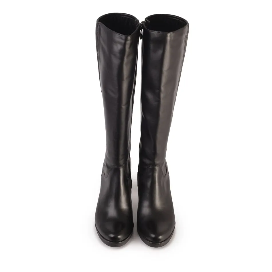 Bioeco Womens High Boot 7450 Black Leather