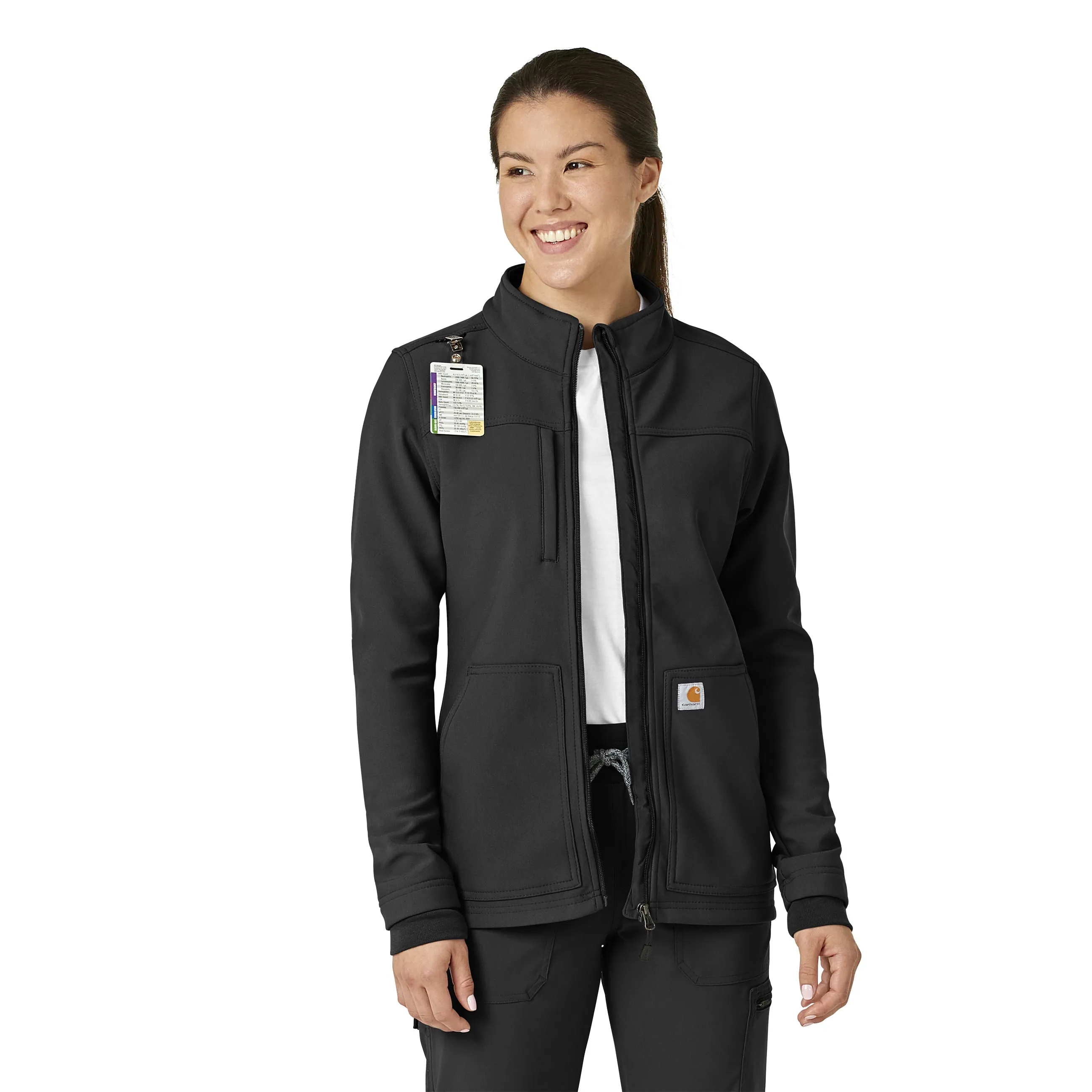 Carhartt Rugged Flex Women's Bonded Fleece Jacket - Black