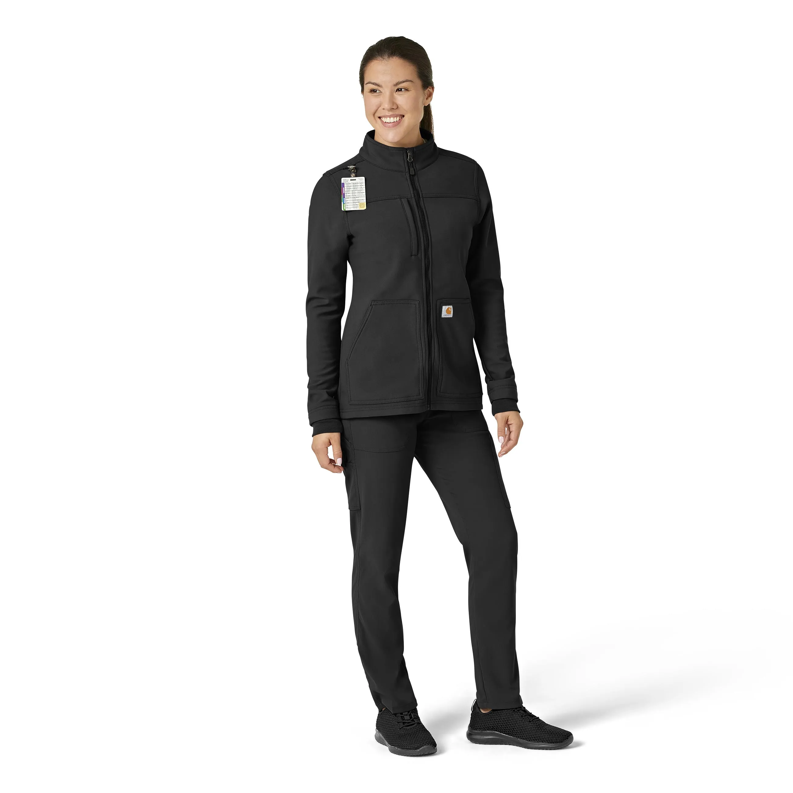 Carhartt Rugged Flex Women's Bonded Fleece Jacket - Black