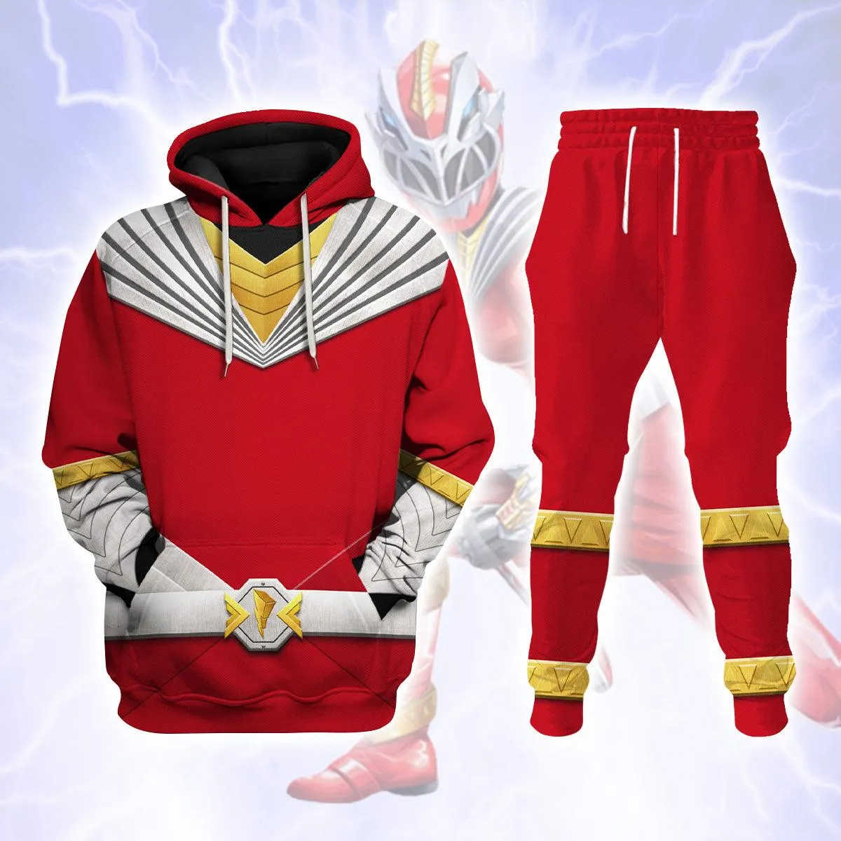 Cosmic Fury Red Ranger Hoodies Sweatshirt T-shirt ZipHoodies Sweatpants