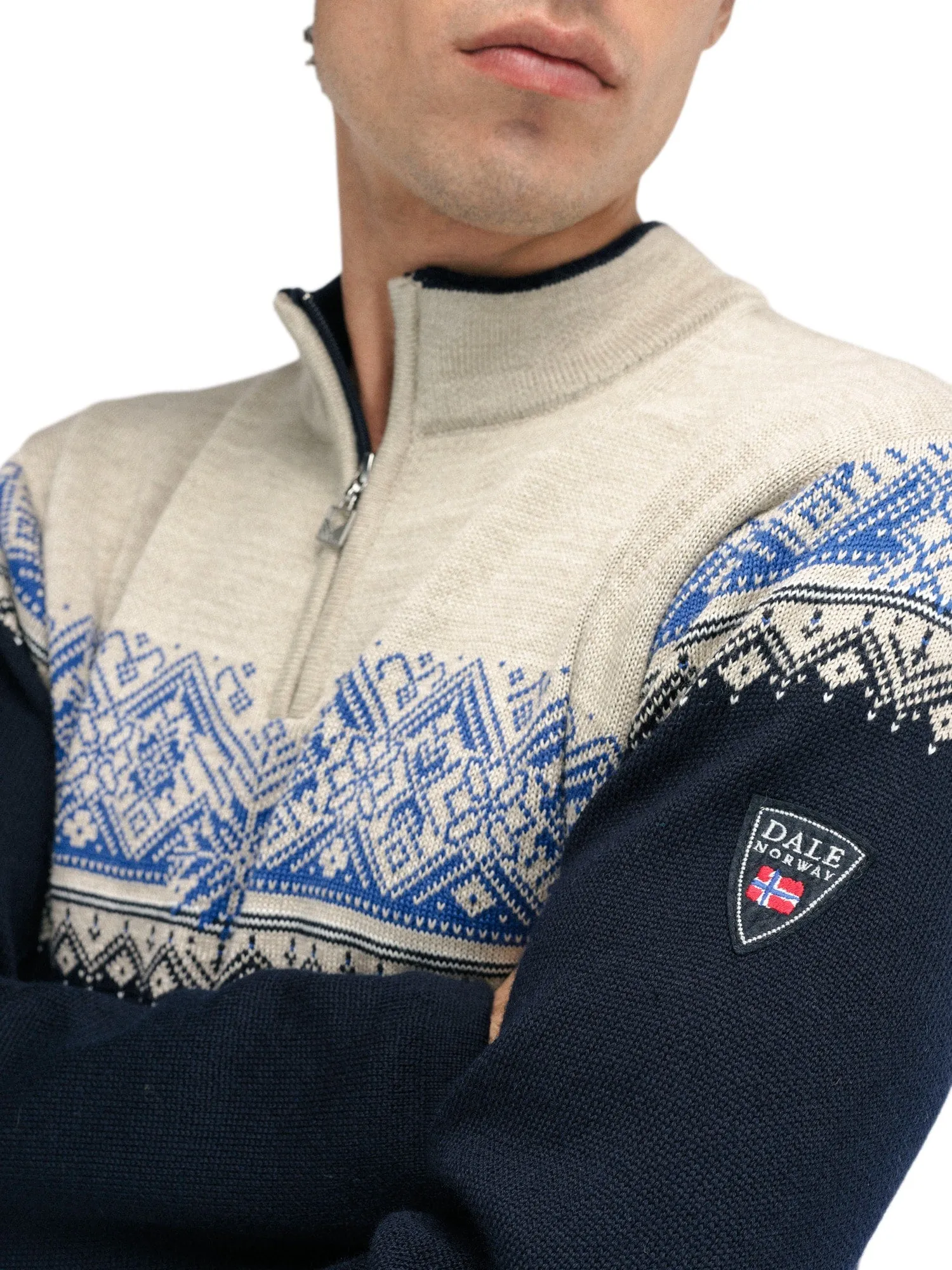 Dale of Norway | Moritz Sweater | Men's | Marine/Sandstone