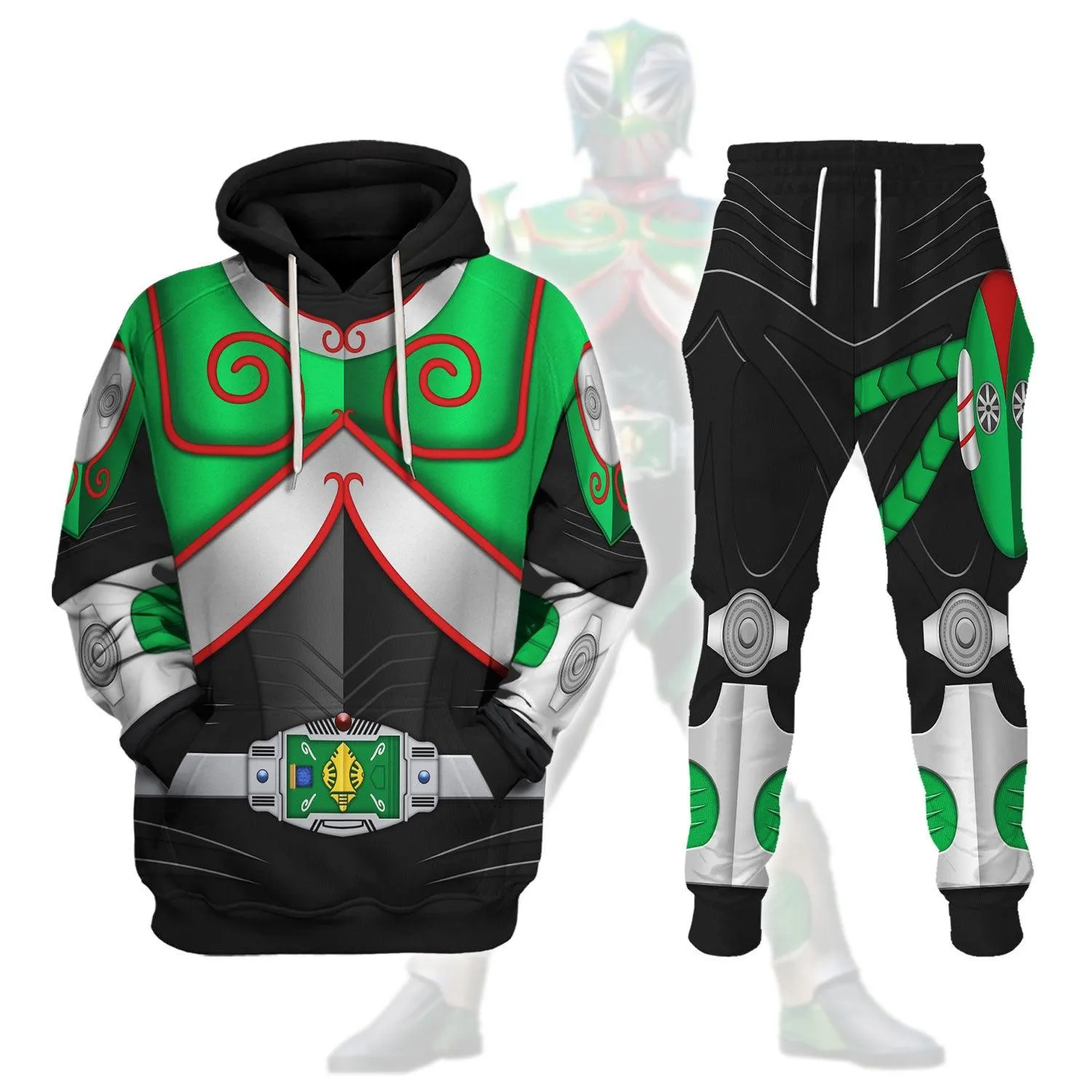 Gearhomie Kamen Rider Camo Cosplay Costumes Hoodies Sweatshirt T-shirt Tracksuit