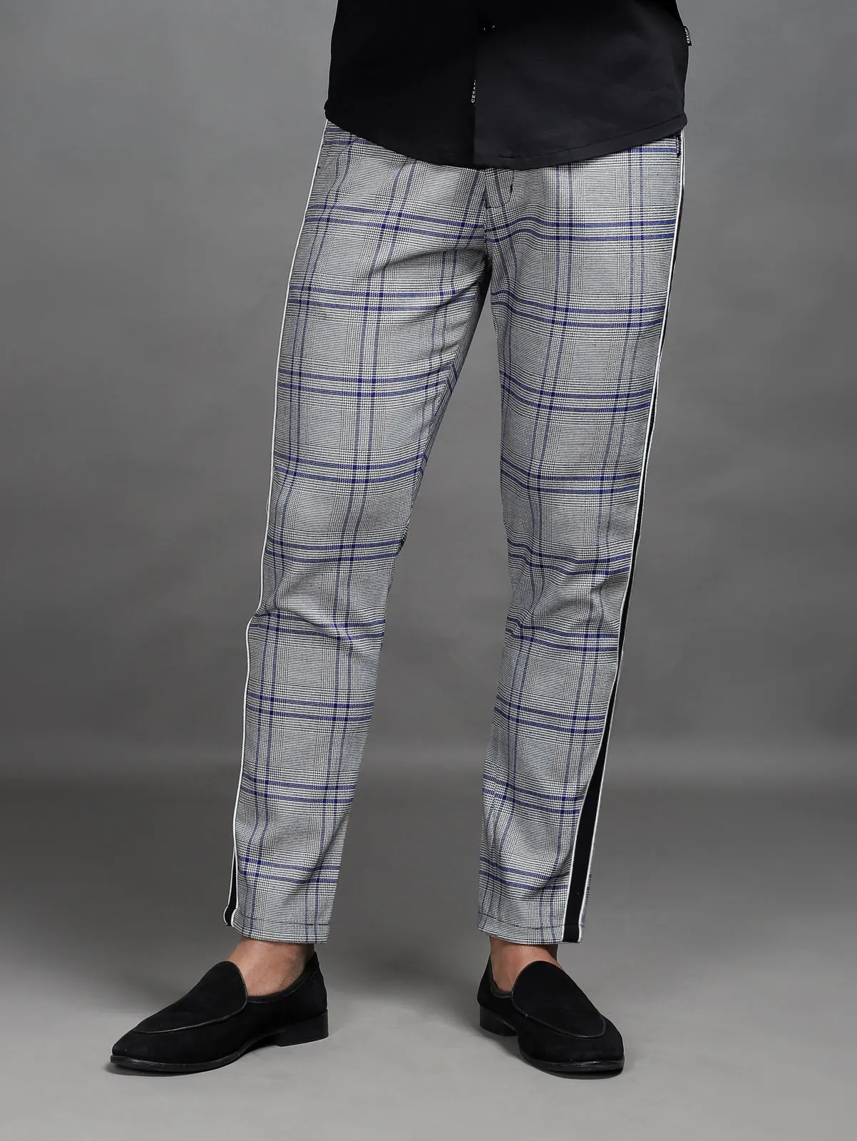 Glen Check Side Tape Pants