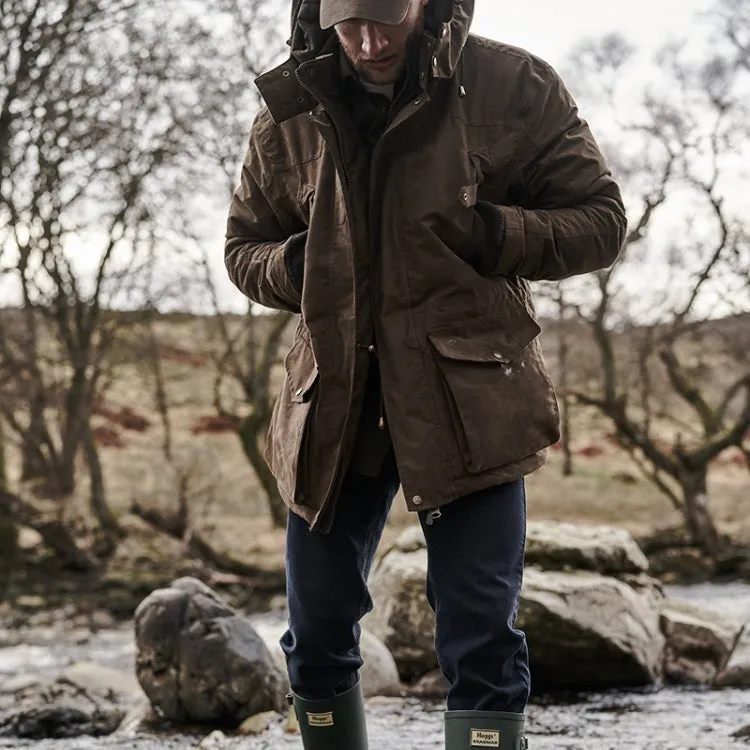 Hoggs of Fife Rannoch Thermal Field Coat - Brown