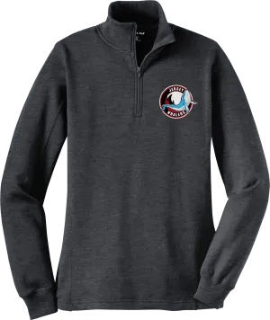 Jersey Shore Whalers Ladies 1/4-Zip Sweatshirt