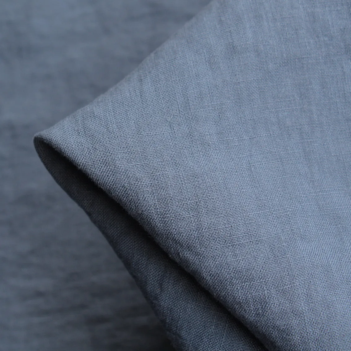 Linford Blue Jean Washed Linen