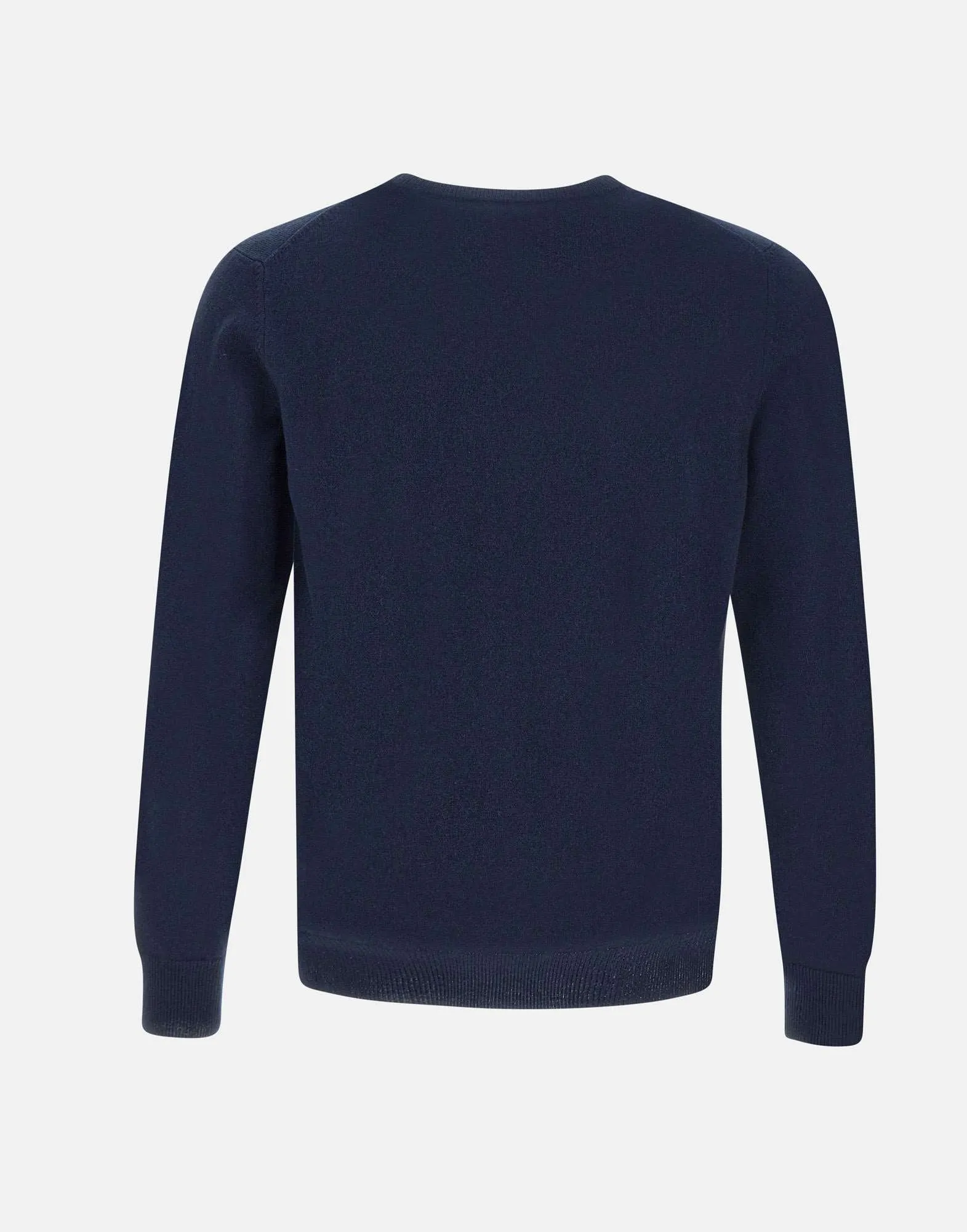 Men's Cashmere Wool Sweater in Midnight Blue