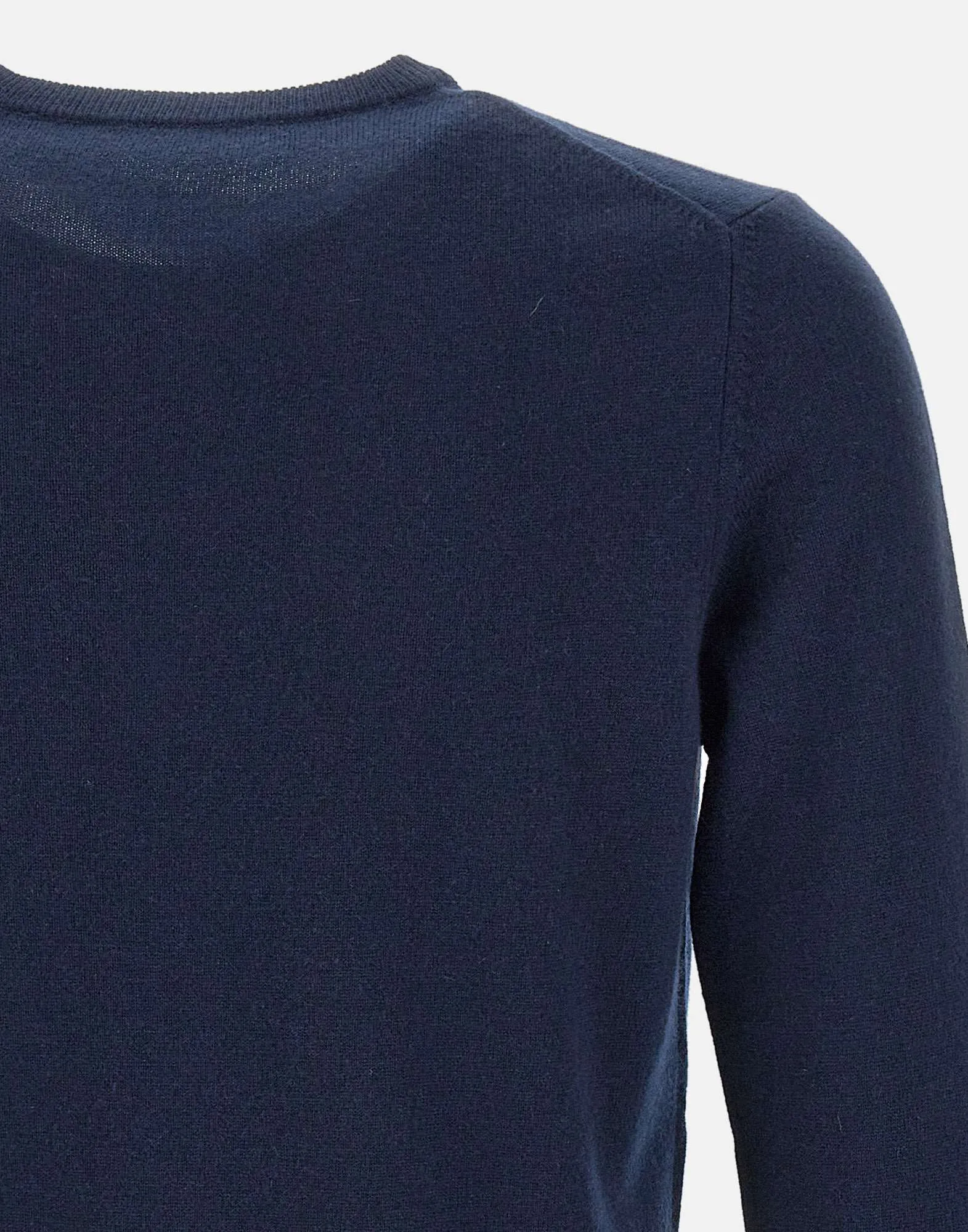 Men's Cashmere Wool Sweater in Midnight Blue