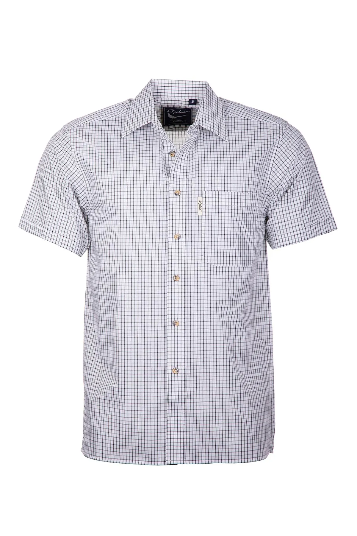 Men's Short Sleeved Check Shirt