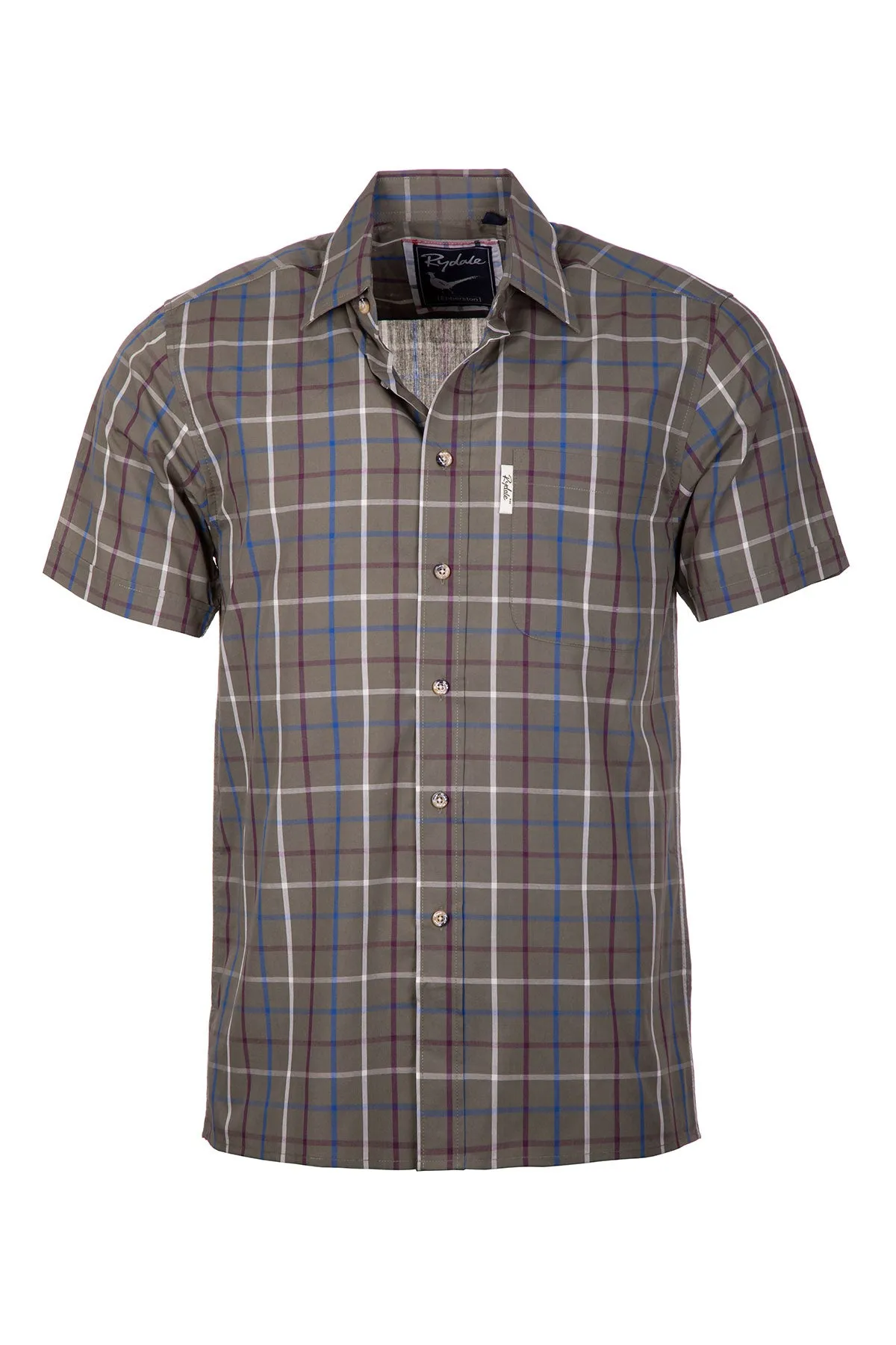 Men's Short Sleeved Check Shirt