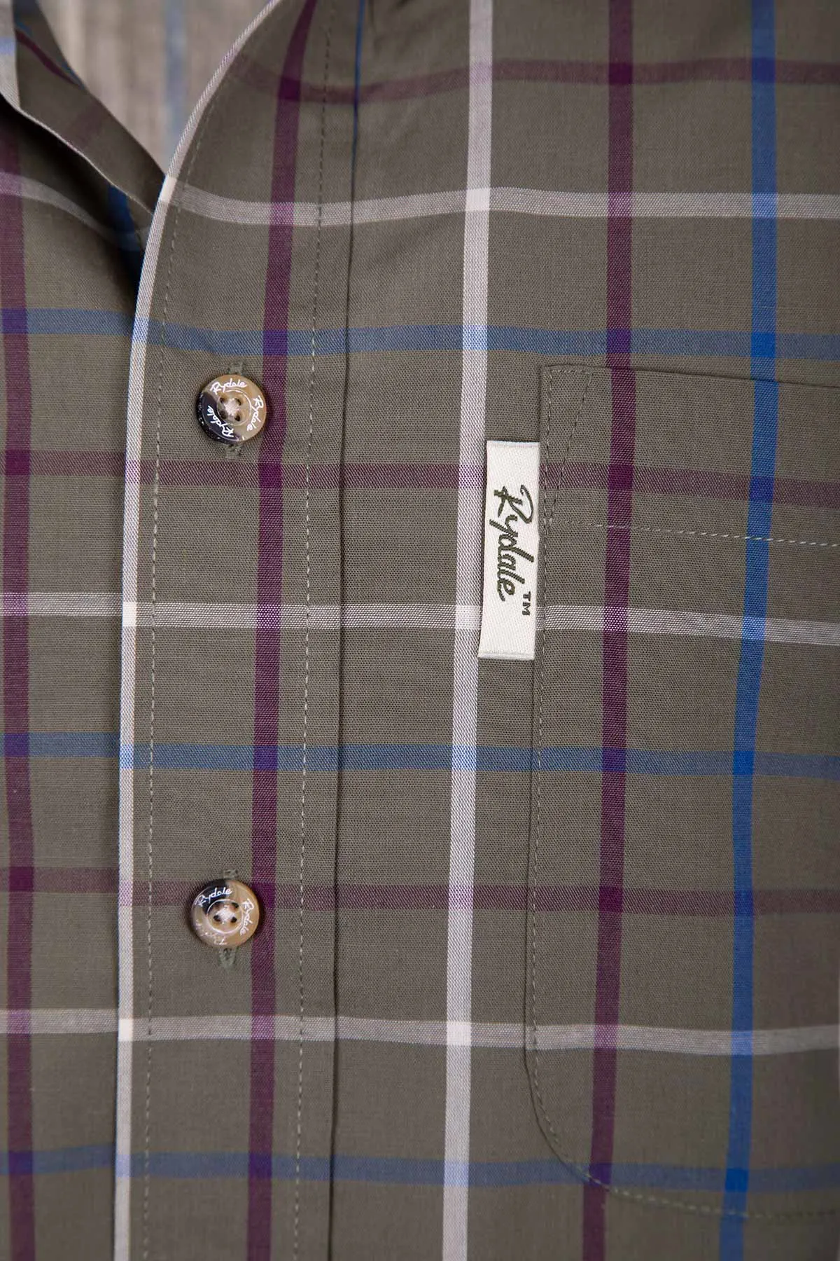 Men's Short Sleeved Check Shirt