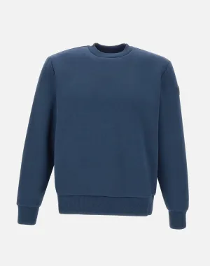 Modish Blue Cotton Sweatshirt for Men