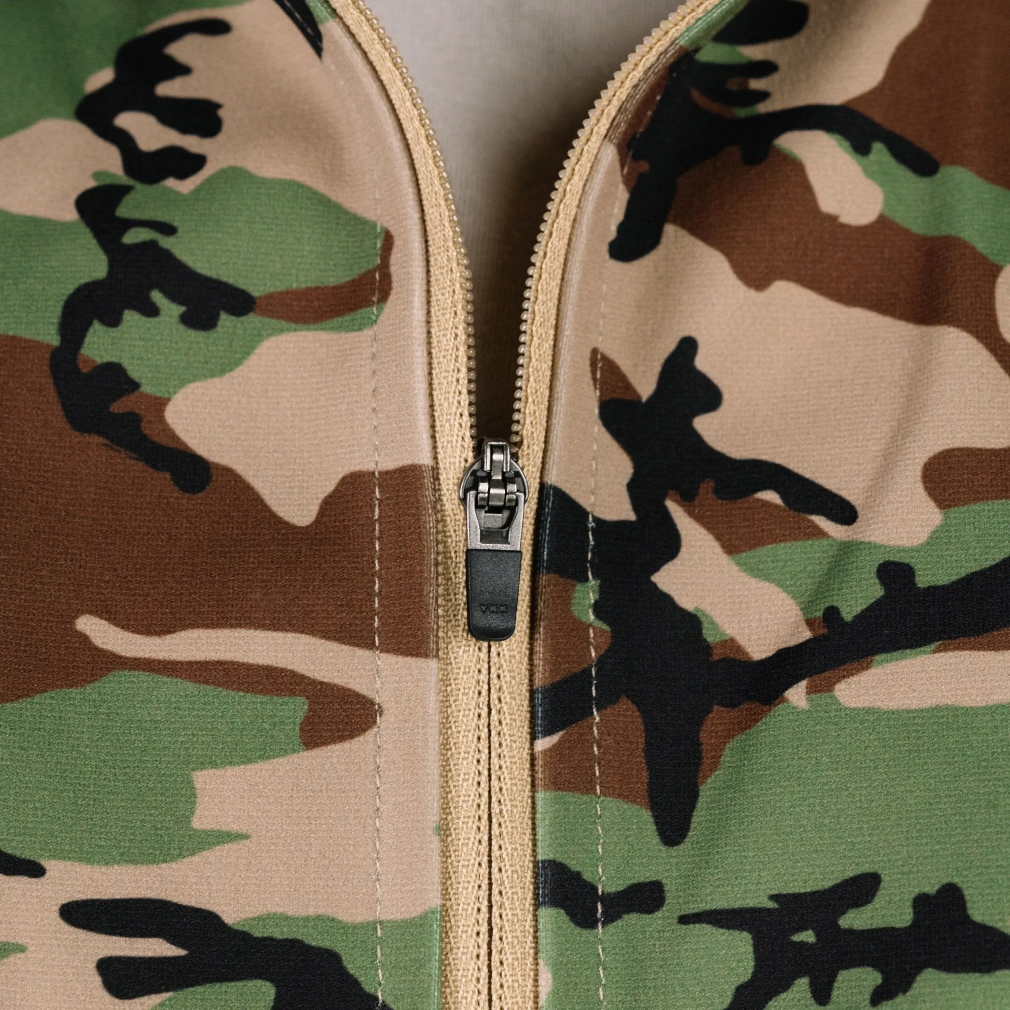 NEW! Durable Quarter Zip - Woodland Camo