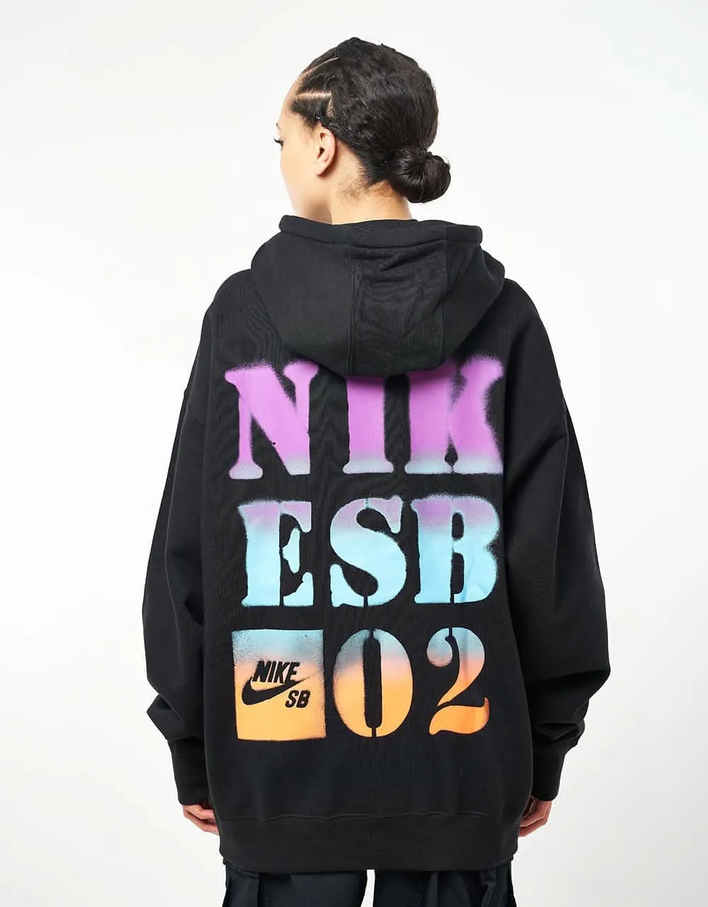 Nike SB Stencil Pullover Hoodie - Black