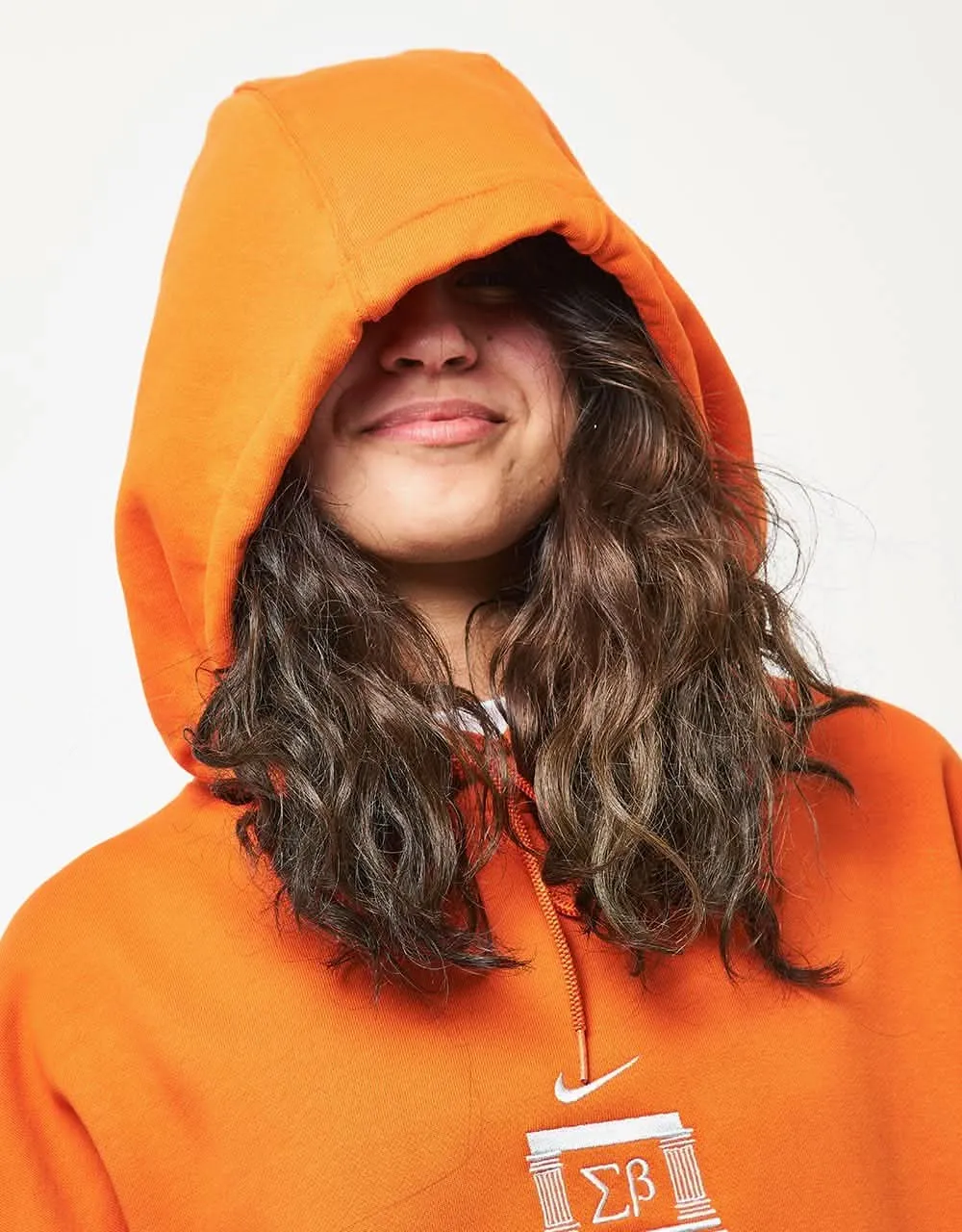 Nike SB Veikos GFX Pullover Hoodie - Campfire Orange/Light Bone