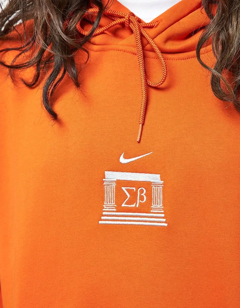 Nike SB Veikos GFX Pullover Hoodie - Campfire Orange/Light Bone