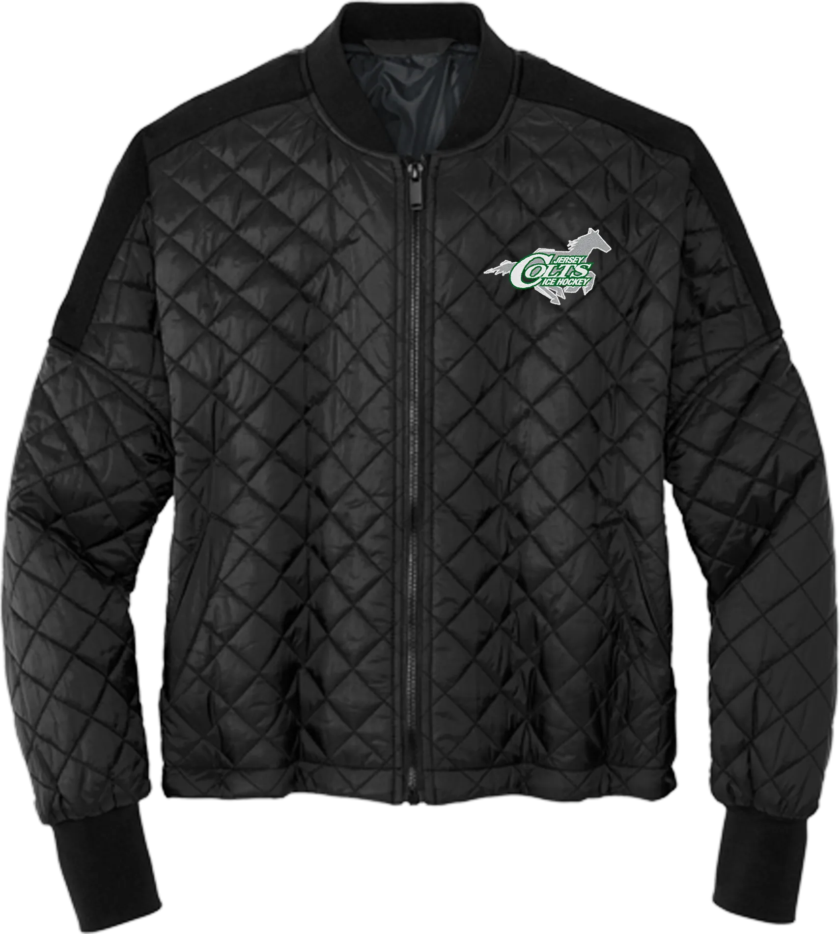 NJ Colts Mercer Mettle Womens Boxy Quilted Jacket