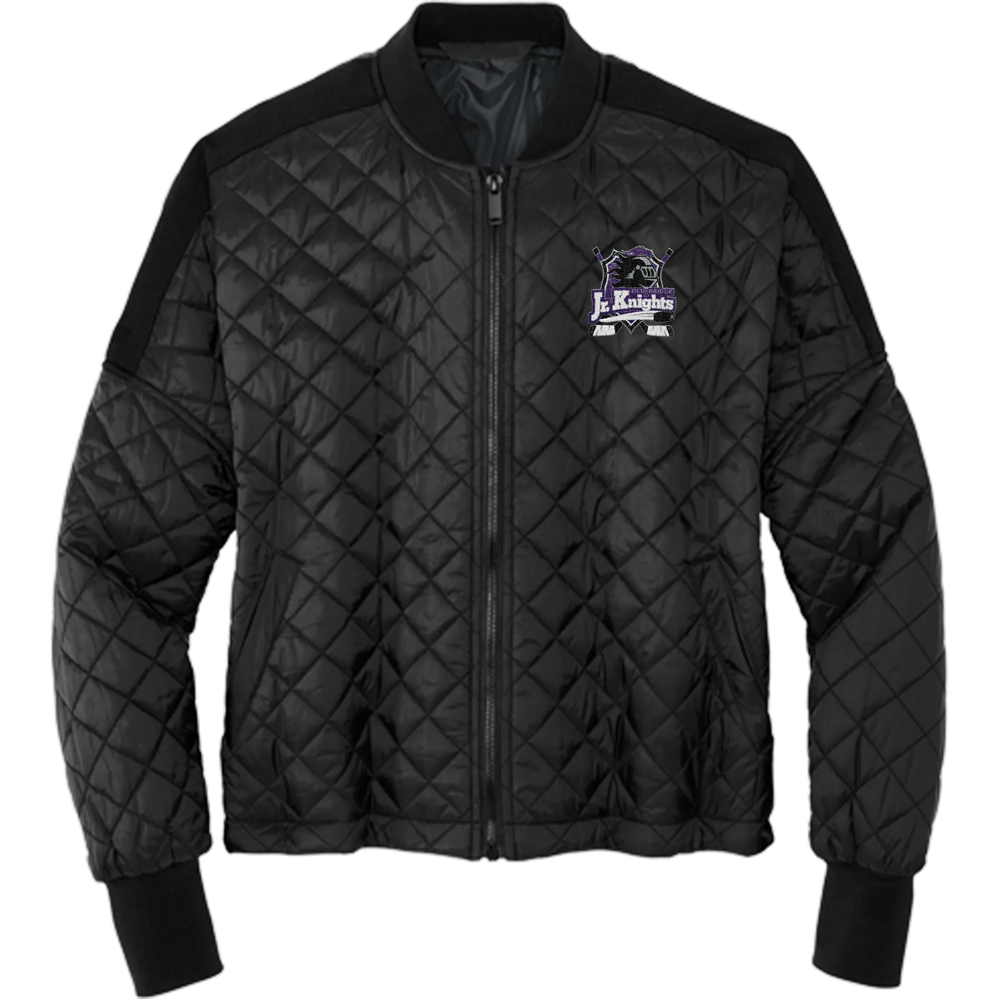 Old Bridge Jr. Knights Mercer Mettle Womens Boxy Quilted Jacket