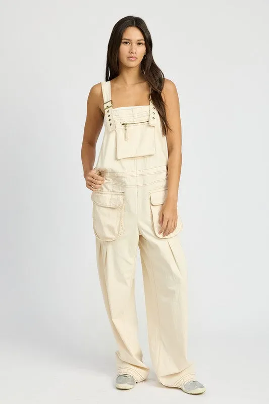 Oversized Adventure Cargo Overalls