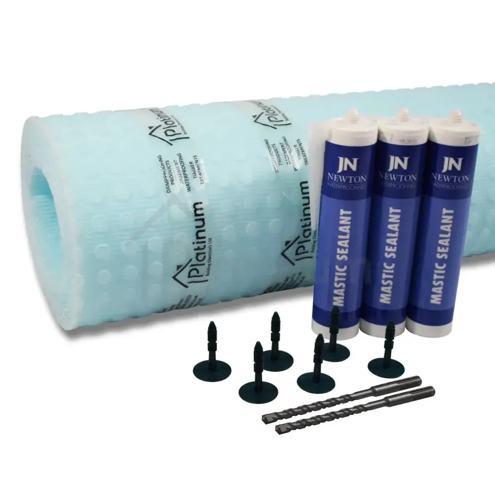 Platinum DM2 ECO MESH Damp Proof Membrane Kit (With Fixings & Sealing Mastic)