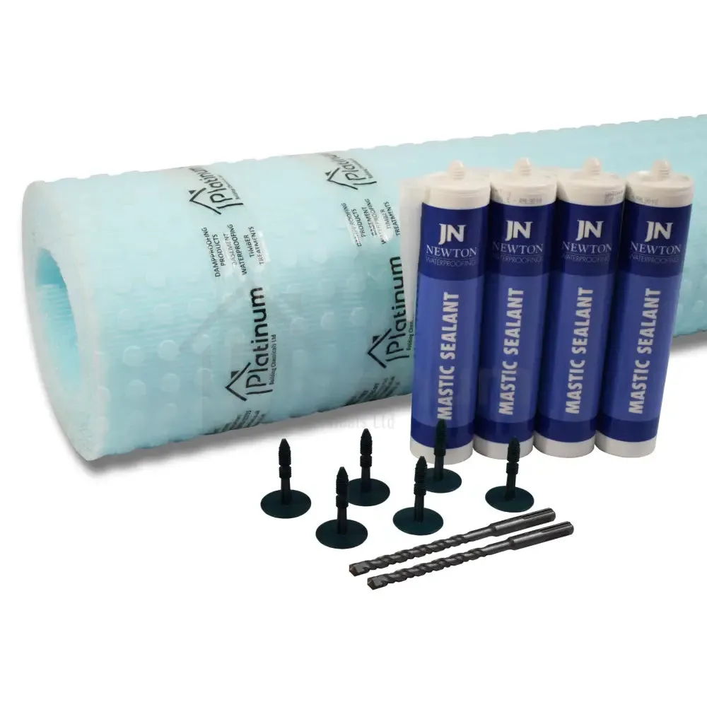 Platinum DM2 ECO MESH Damp Proof Membrane Kit (With Fixings & Sealing Mastic)