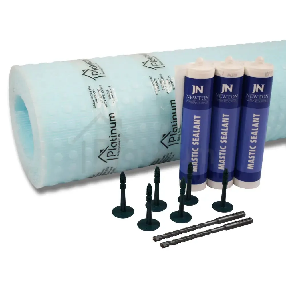 Platinum DM2 ECO MESH Damp Proof Membrane Kit (With Fixings & Sealing Mastic)