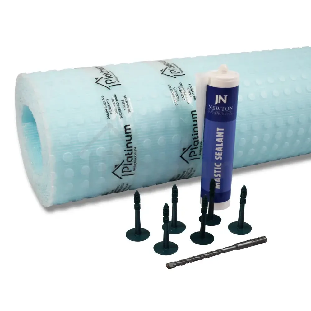 Platinum DM2 ECO MESH Damp Proof Membrane Kit (With Fixings & Sealing Mastic)