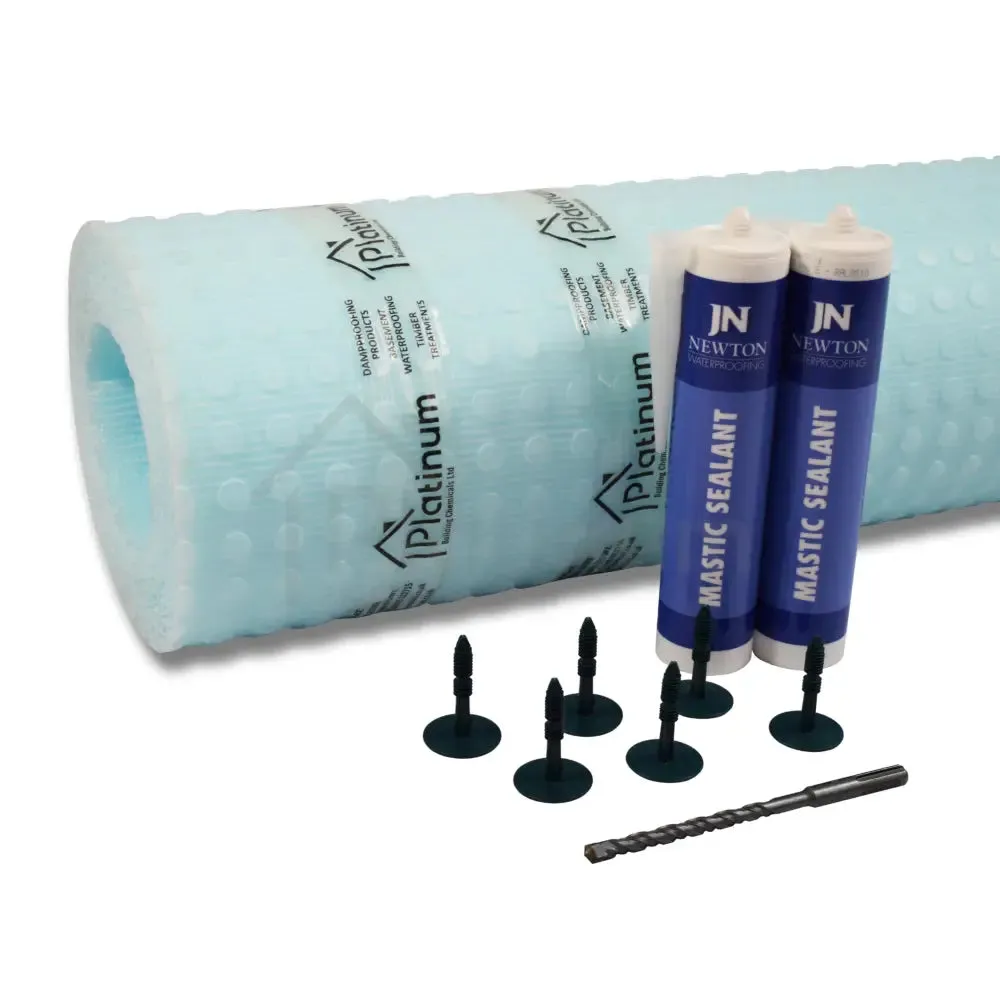 Platinum DM2 ECO MESH Damp Proof Membrane Kit (With Fixings & Sealing Mastic)