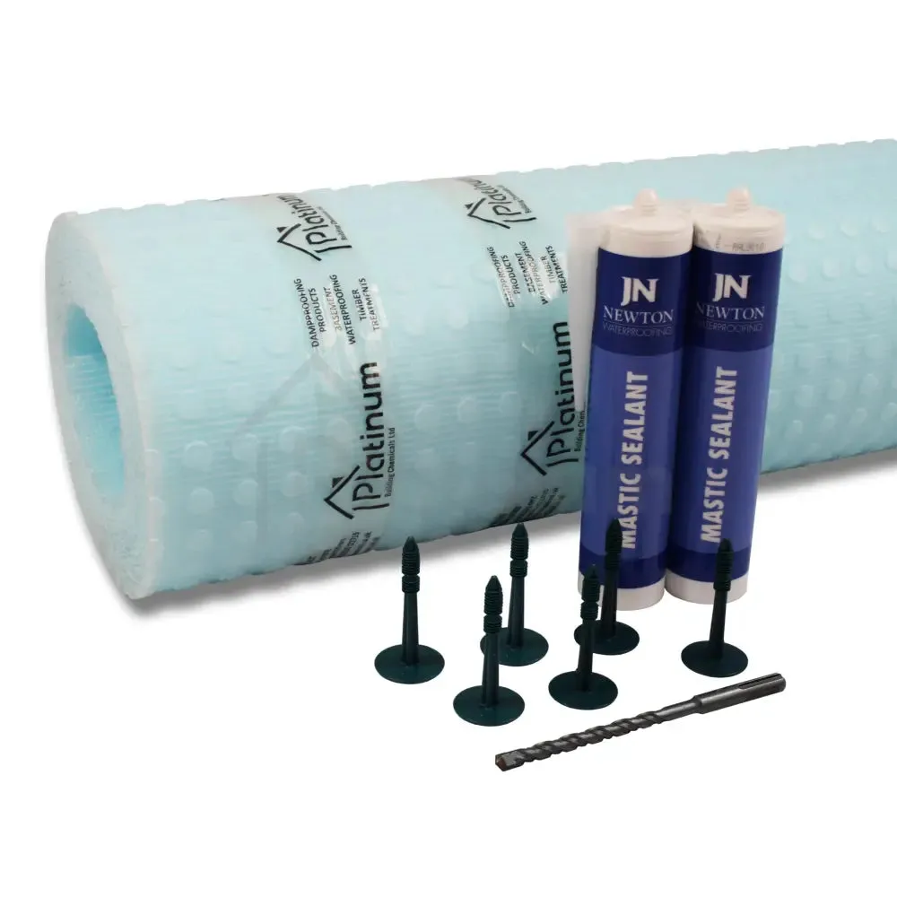 Platinum DM2 ECO MESH Damp Proof Membrane Kit (With Fixings & Sealing Mastic)