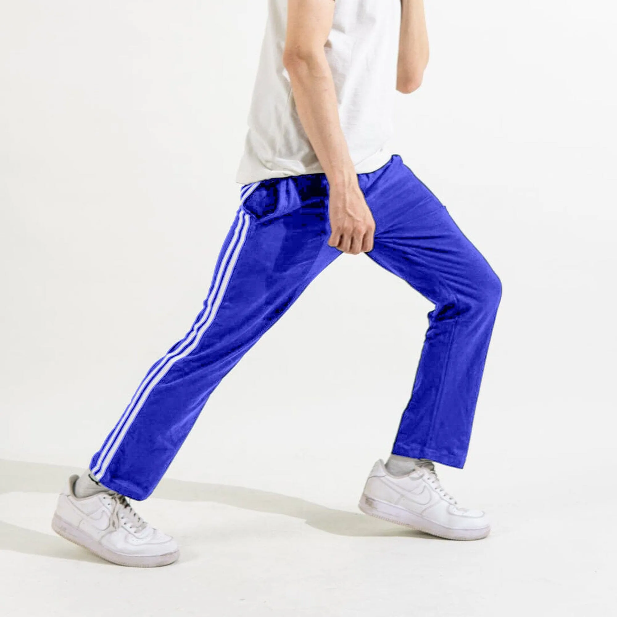 Polo Republica Essentials - Heavy Cotton Jersey Slim-Fit Lounge Pants with Sporty Side Stripes