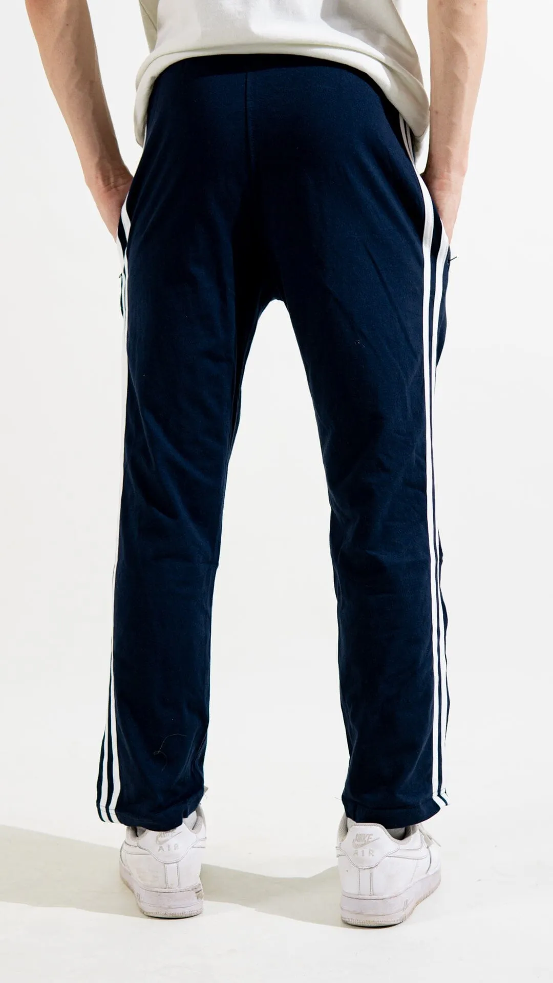 Polo Republica Essentials - Heavy Cotton Jersey Slim-Fit Lounge Pants with Sporty Side Stripes