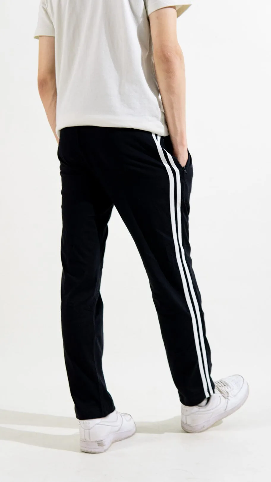 Polo Republica Essentials - Heavy Cotton Jersey Slim-Fit Lounge Pants with Sporty Side Stripes