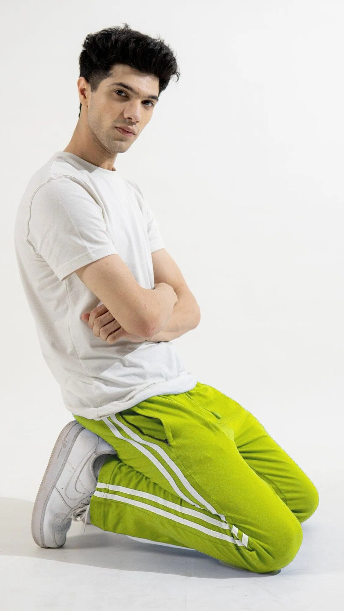 Polo Republica Essentials - Heavy Cotton Jersey Slim-Fit Lounge Pants with Sporty Side Stripes