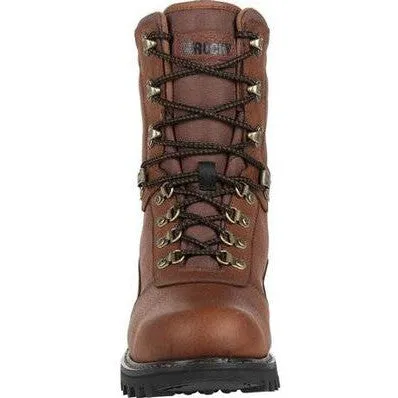 Rocky Men's Ranger 8" Soft Toe WP 800G Insulated Outdoor Boot Brown - RKS0438