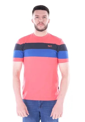 Santana Panel Tee - Coral