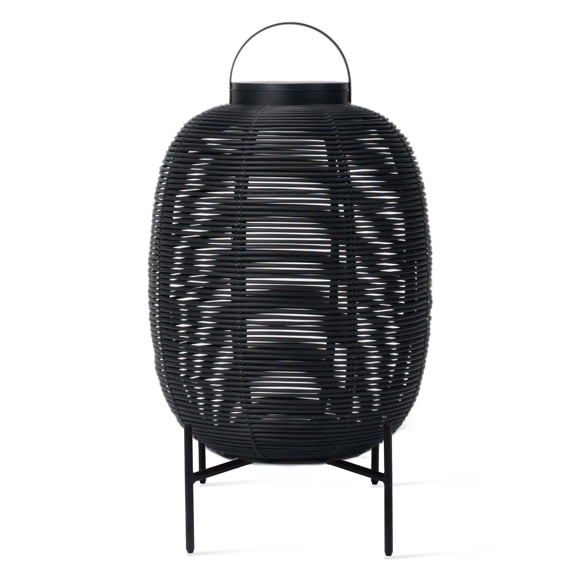 Tika Outdoor Lantern with Steel Base