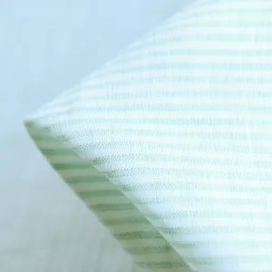 Treviso Stripe Linen - Mint/White