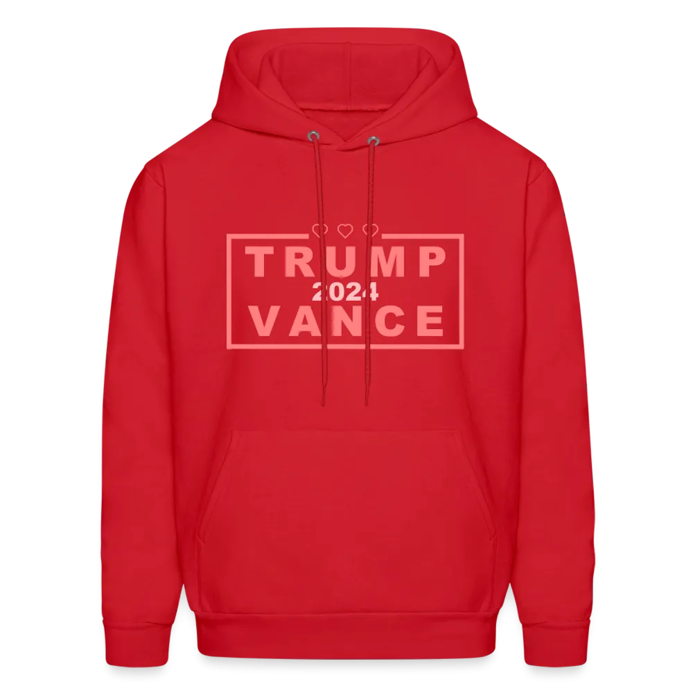 Trump Vance 2024 Hoodie (Pink Letters)