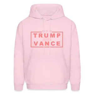 Trump Vance 2024 Hoodie (Pink Letters)