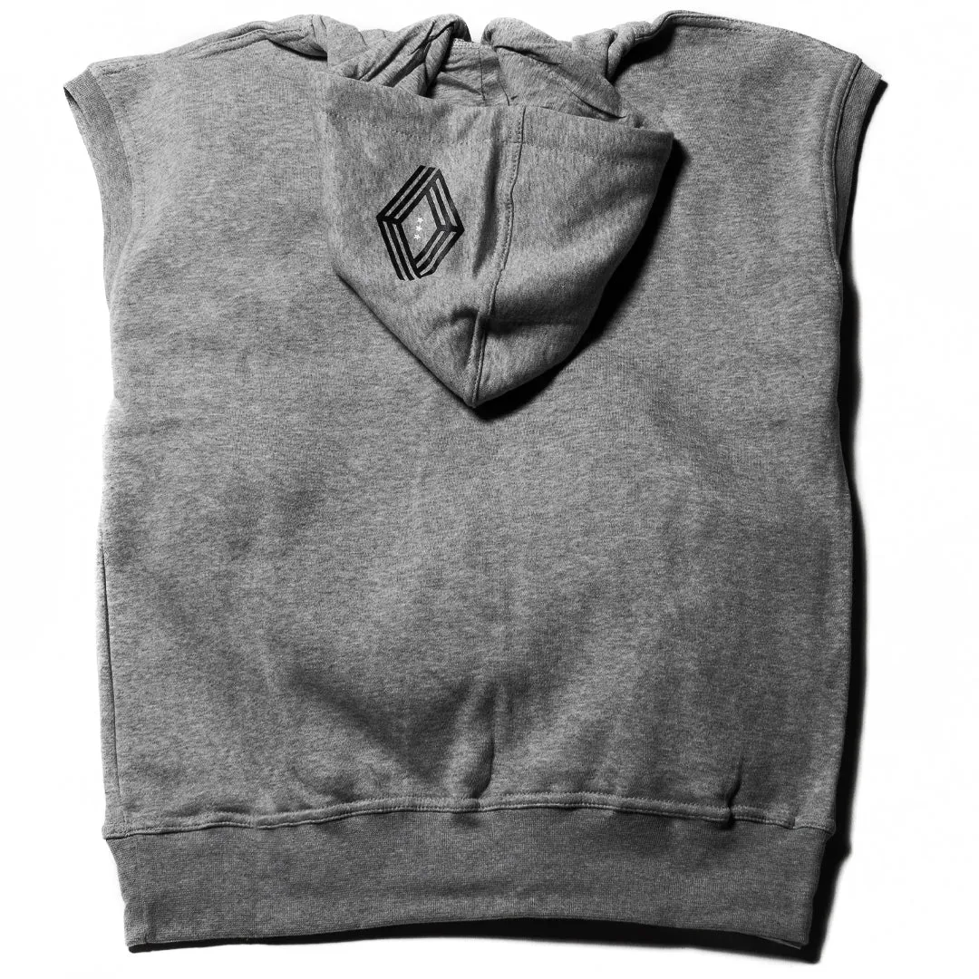 Union Boxing Sleeveless Hoodie - Grey