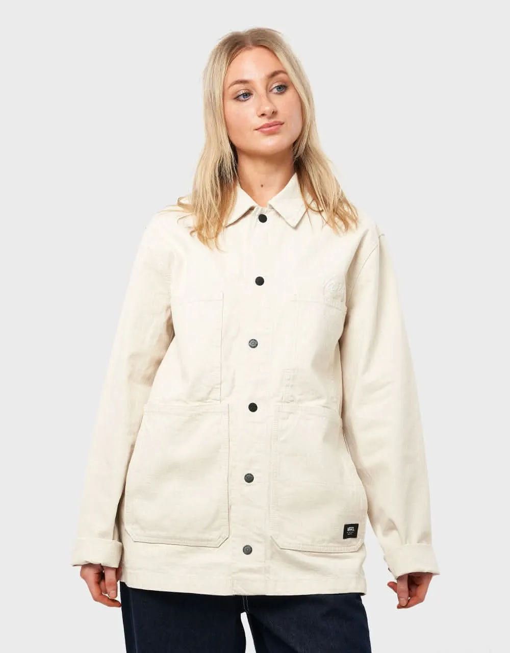 Vans Hickory Stripe Drill Chore Jacket - Natural