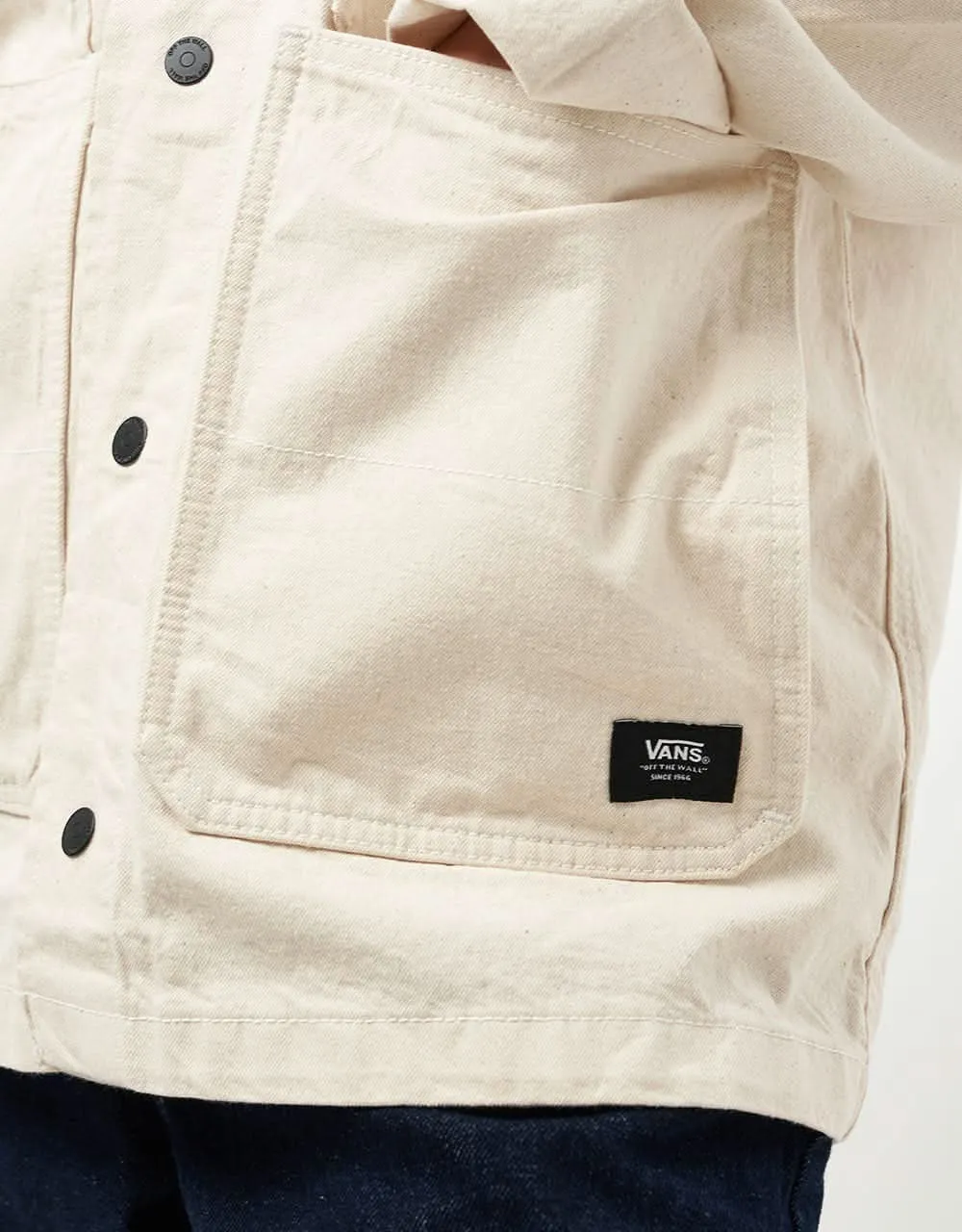 Vans Hickory Stripe Drill Chore Jacket - Natural